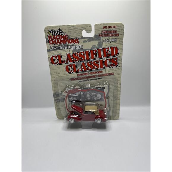 1999 Racing Champions Classified Classics Issue #1 '37 Cord Phaeton Sedan NEW - Picture 1 of 7